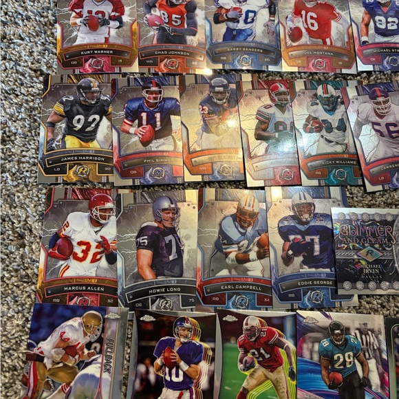 82 card lot of 2024 Topps Chrome & Resurgence football cards NFL - Picture 5 of 11